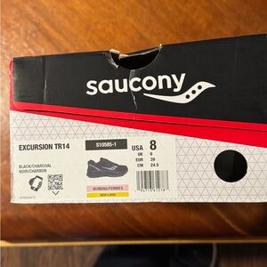 Saucony Excursion TR14 Black and Charcoal Shoes